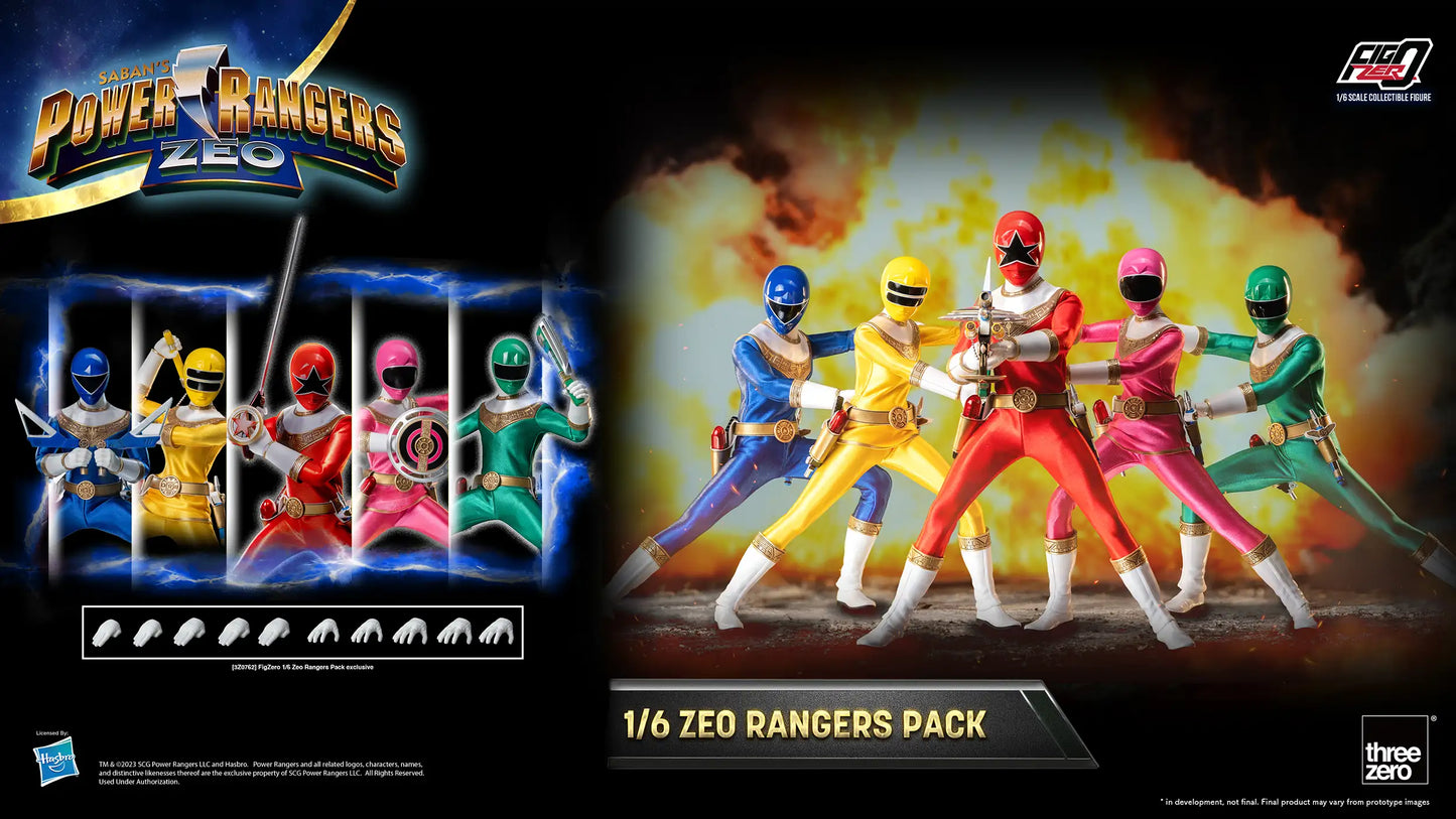 Power Rangers Zeo FigZero 1/6 Zeo Power Rangers Pack