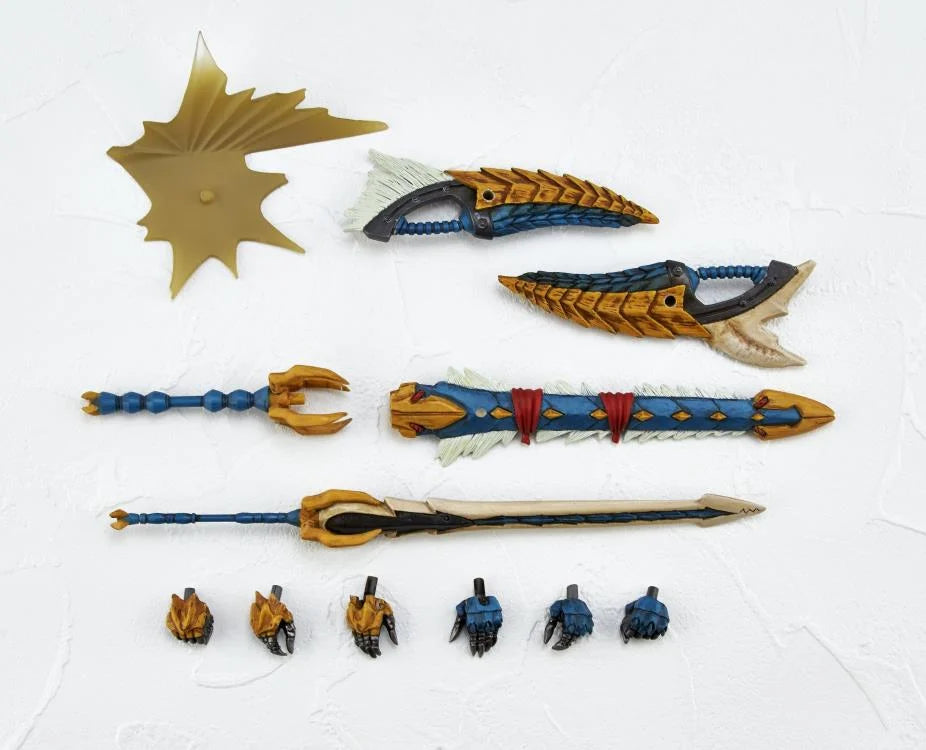 CT Monster Hunter Amazing Yamaguchi Revoltech Hunter (Zinogre Armor Set) Action Figure