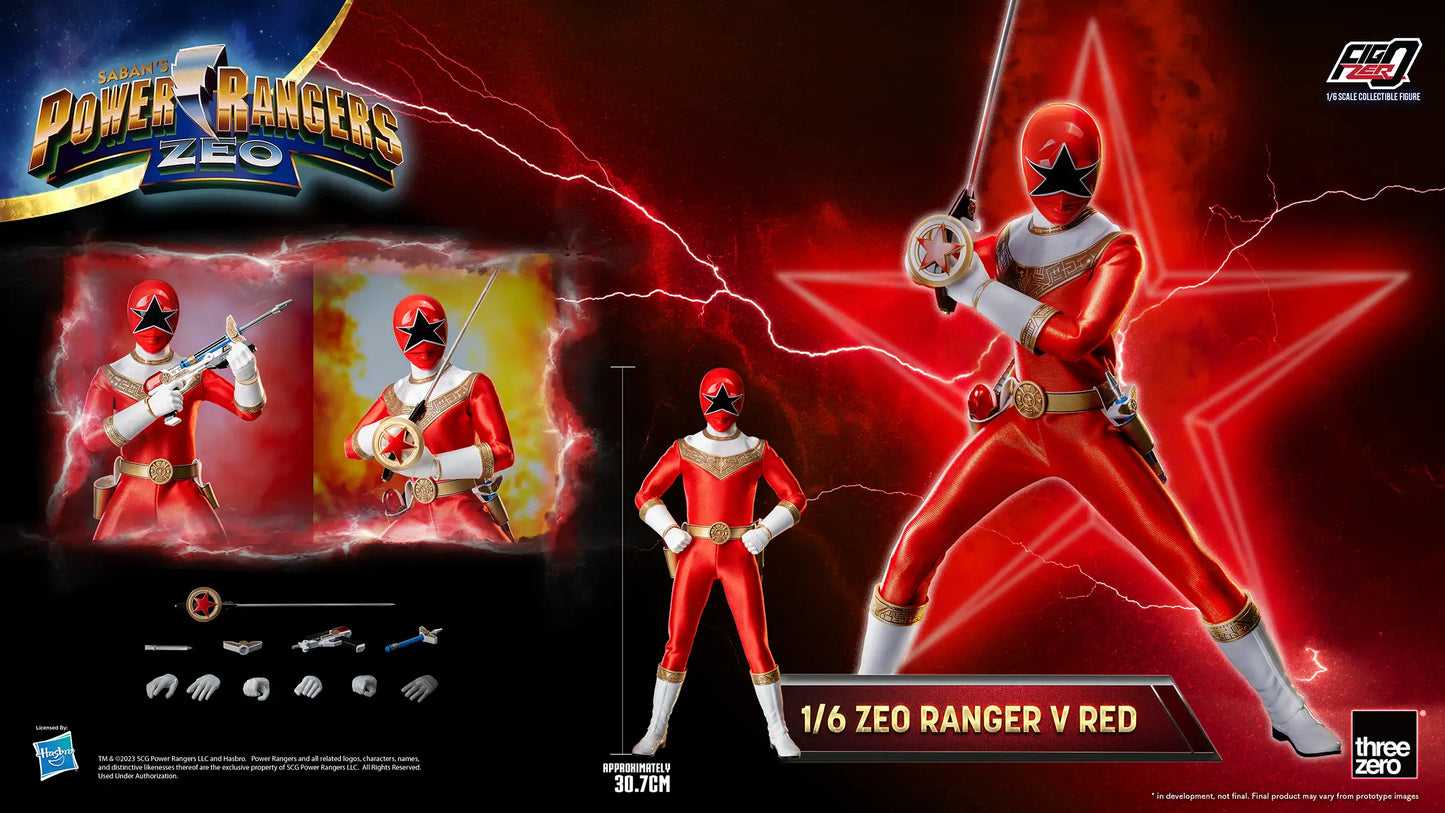 Power Rangers Zeo FigZero 1/6 Zeo Power Ranger V Red