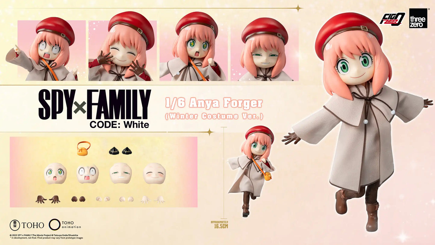 SPY×FAMILY CODE: White FigZero 1/6 Anya Forger (Winter Costume Ver.)