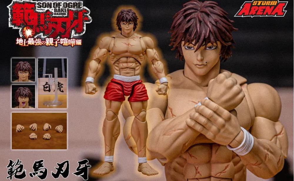 Baki Hanma: Son of Ogre Storm Arena Baki Hanma 1/12 Scale Action Figure