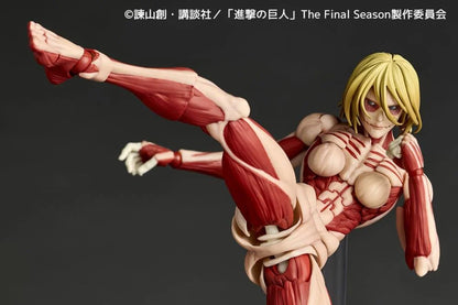 CT Attack on Titan Amazing Yamaguchi Revoltech NR068 Female Titan (Annie Leonhart) Action Figure