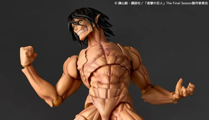 CT Attack on Titan Amazing Yamaguchi Revoltech NR057 Attack Titan (Eren Yeager) Action Figure