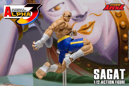 Street Fighter Alpha 3 Storm Arena Sagat 1/12 Scale Action Figure