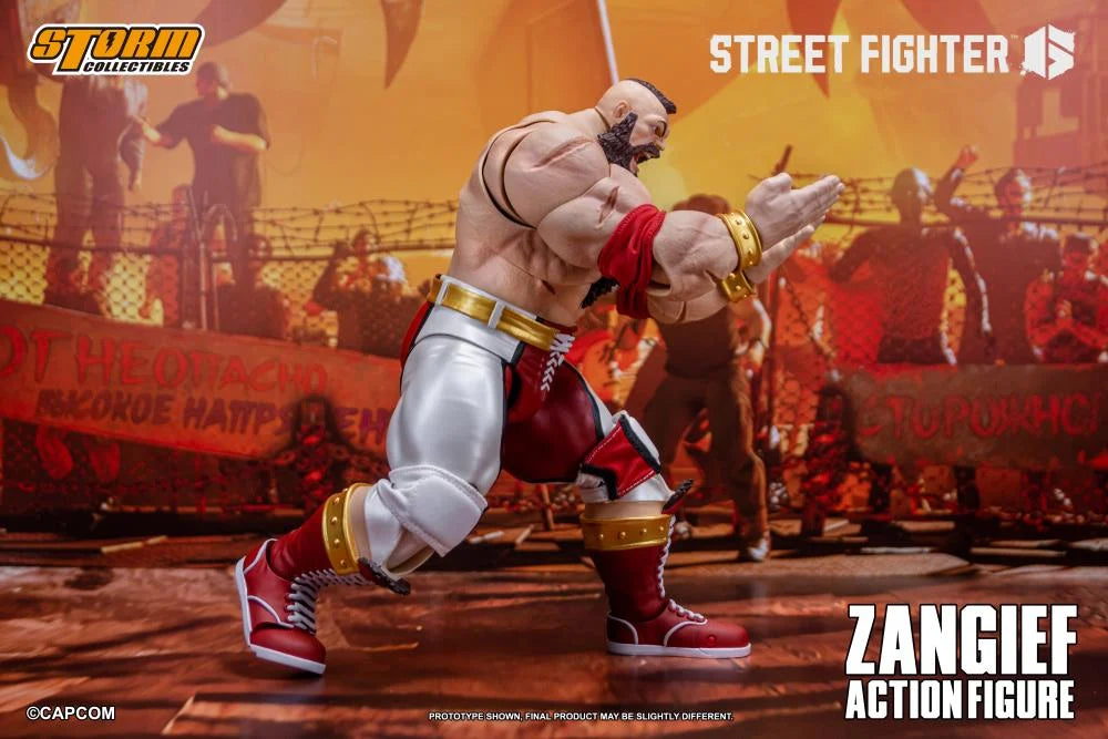 Street Fighter 6 Zangief 1/12 Scale Action Figure