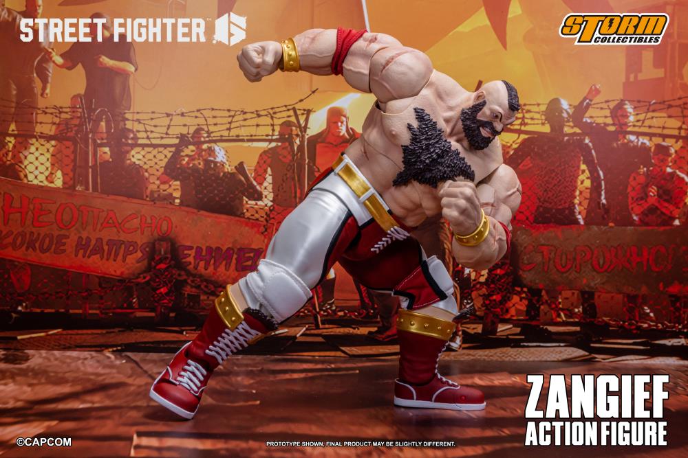 Street Fighter 6 Zangief 1/12 Scale Action Figure