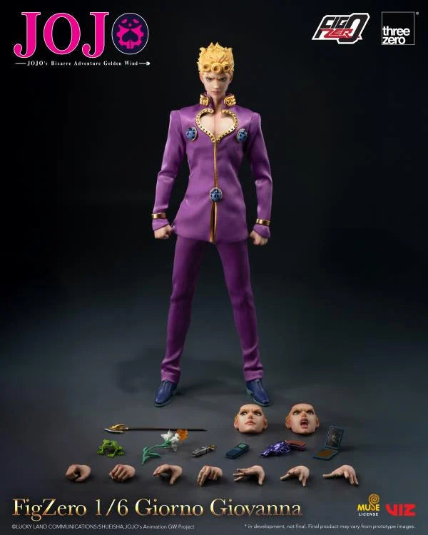 JoJo's Bizarre Adventure: Golden Wind FigZero Giorno Giovanna 1/6 Scale Action Figure