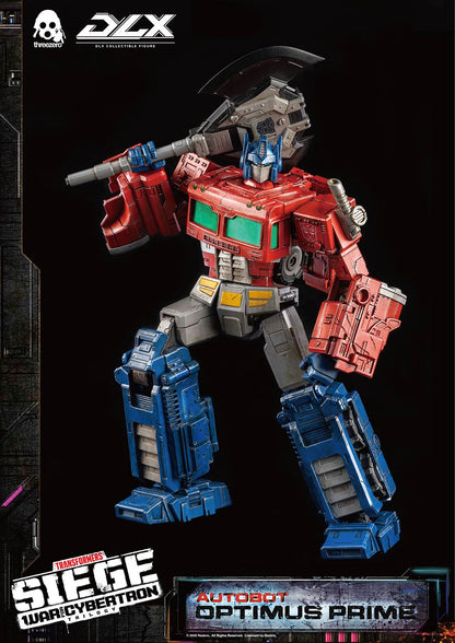 Hasbro x Threezero Presents DLX Optimus Prime Transformers: War For Cybertron Trilogy DLX Collectible Series