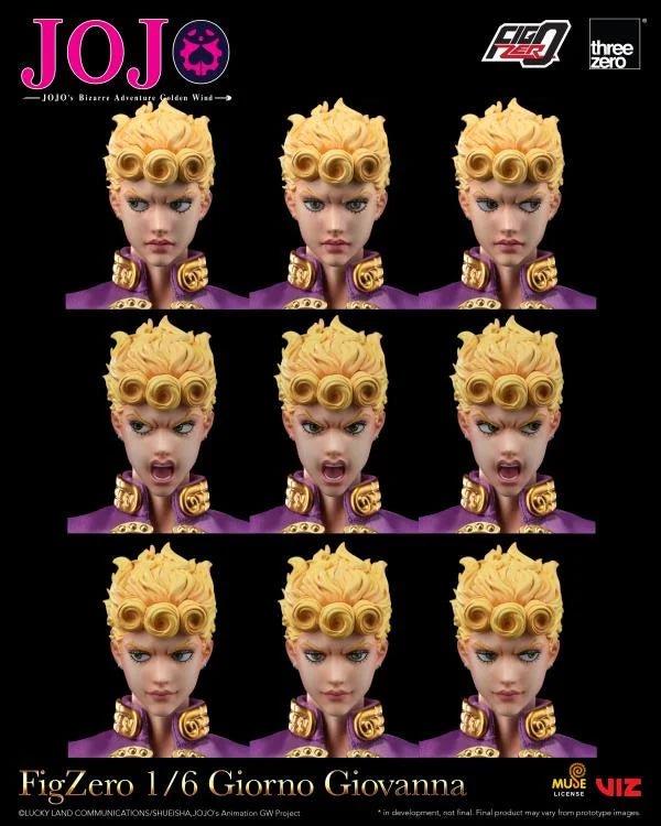 JoJo's Bizarre Adventure: Golden Wind FigZero Giorno Giovanna 1/6 Scale Action Figure