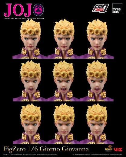 JoJo's Bizarre Adventure: Golden Wind FigZero Giorno Giovanna 1/6 Scale Action Figure