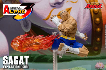 Street Fighter Alpha 3 Storm Arena Sagat 1/12 Scale Action Figure