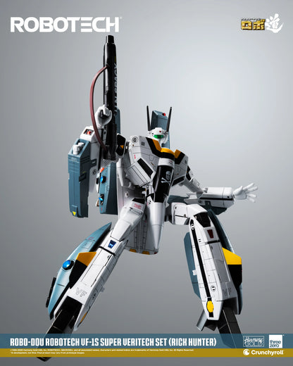 ROBOTECH ROBO-DOU ROBOTECH VF‐1S Super Veritech Set (RICK HUNTER)