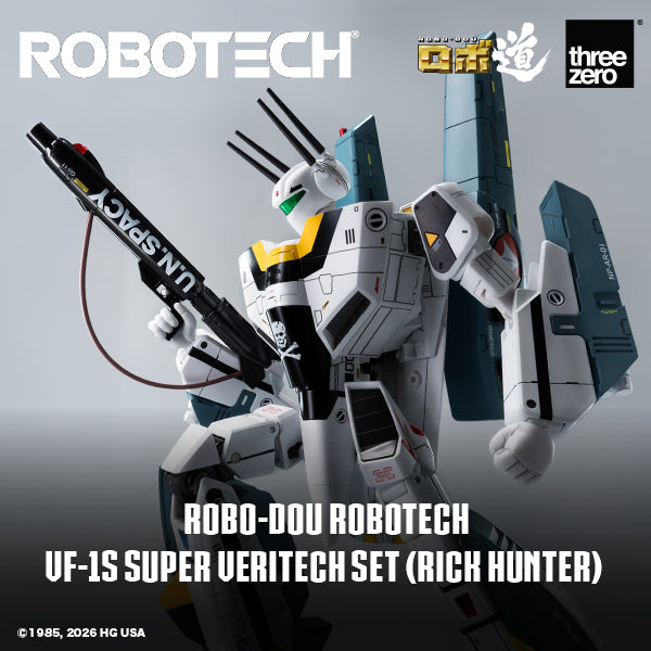 ROBOTECH ROBO-DOU ROBOTECH VF‐1S Super Veritech Set (RICK HUNTER)