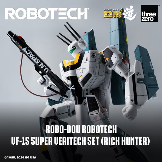 ROBOTECH ROBO-DOU ROBOTECH VF‐1S Super Veritech Set (RICK HUNTER)