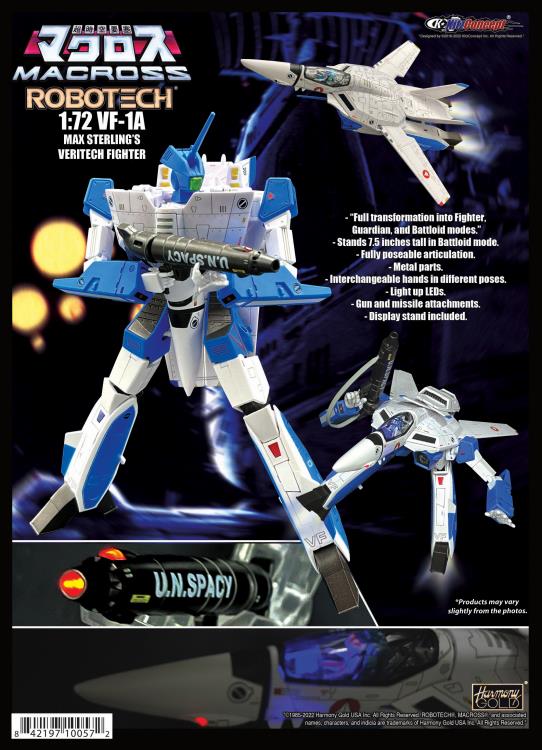 Macross VF-1A Max Sterling's Veritech Fighter 1/72 Scale Figure