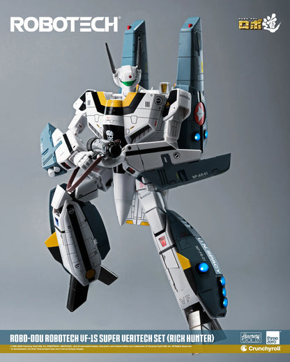 ROBOTECH ROBO-DOU ROBOTECH VF‐1S Super Veritech Set (RICK HUNTER)