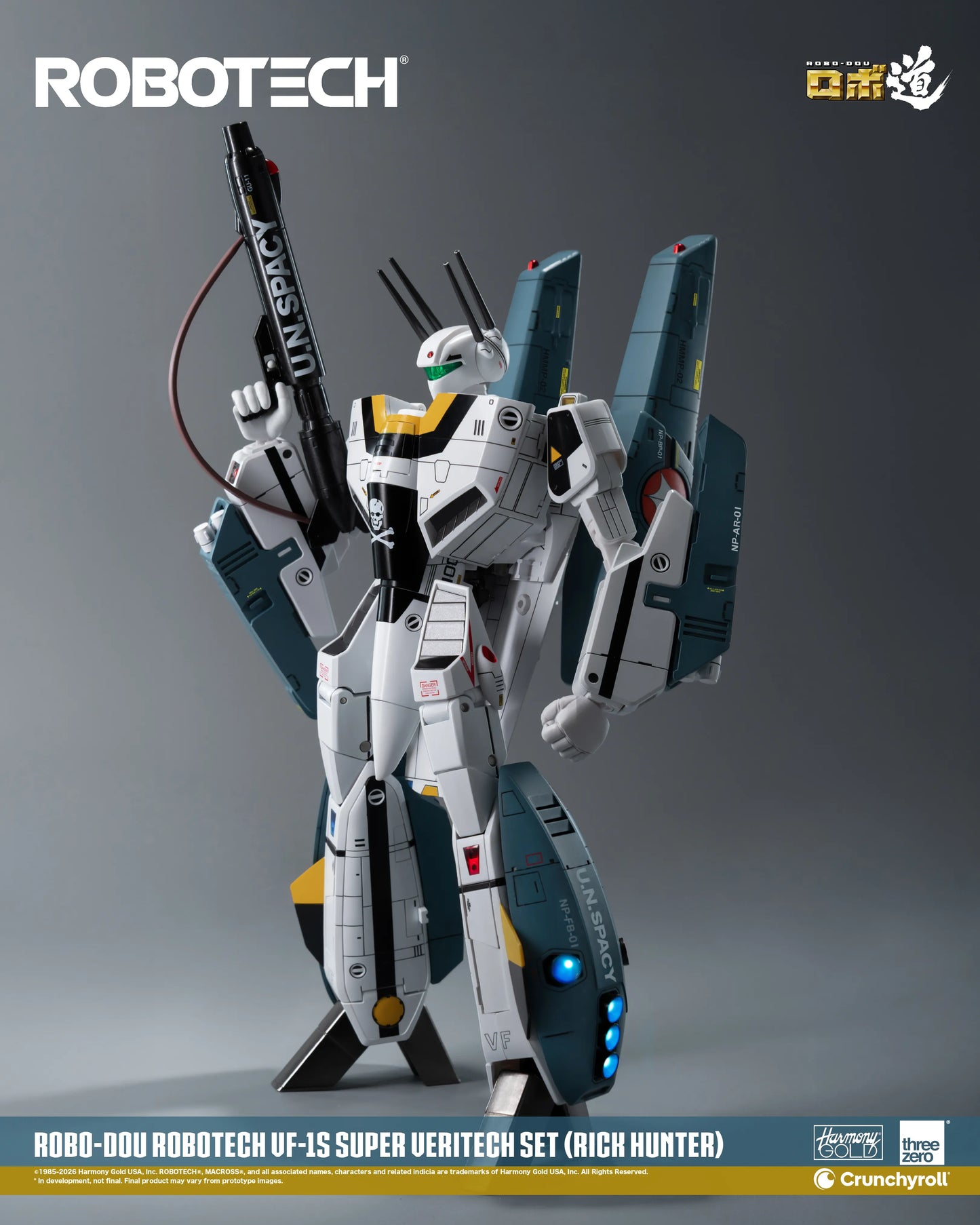 ROBOTECH ROBO-DOU ROBOTECH VF‐1S Super Veritech Set (RICK HUNTER)