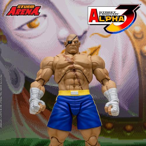 Street Fighter Alpha 3 Storm Arena Sagat 1/12 Scale Action Figure