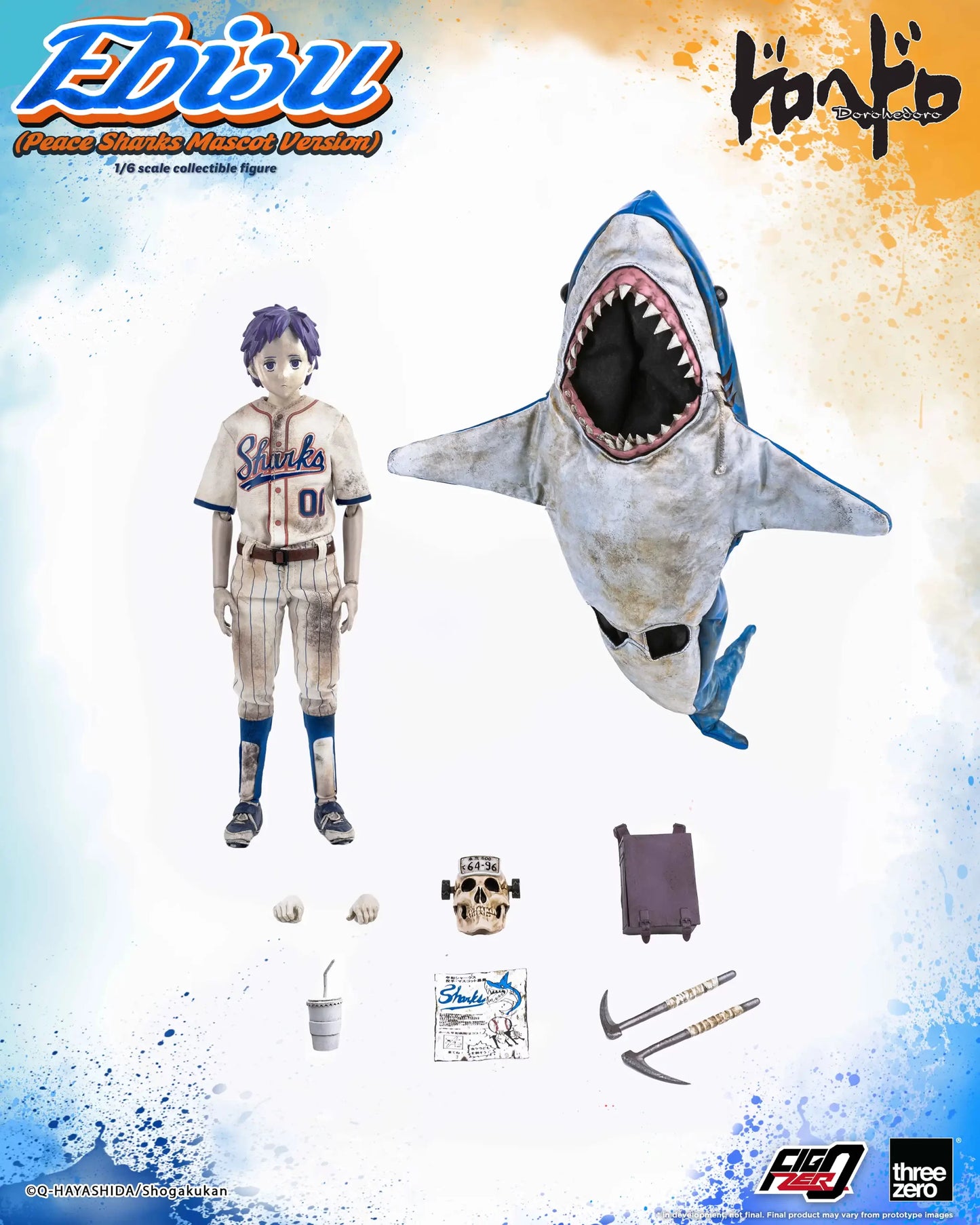 Dorohedoro FigZero Ebisu (Peace Sharks Mascot Version)