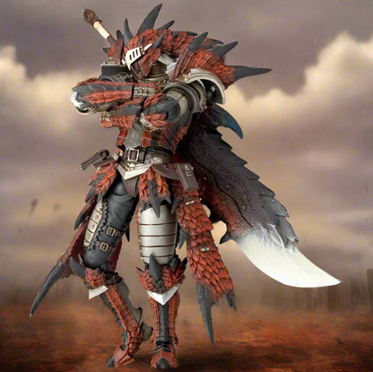 CT Monster Hunter Amazing Yamaguchi Revoltech Hunter (Rathalos Armor Set) Action Figure