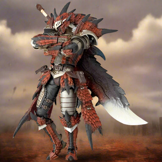 CT Monster Hunter Amazing Yamaguchi Revoltech Hunter (Rathalos Armor Set) Action Figure