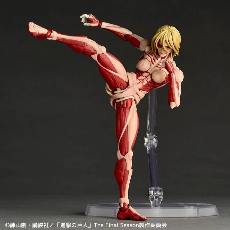CT Attack on Titan Amazing Yamaguchi Revoltech NR068 Female Titan (Annie Leonhart) Action Figure