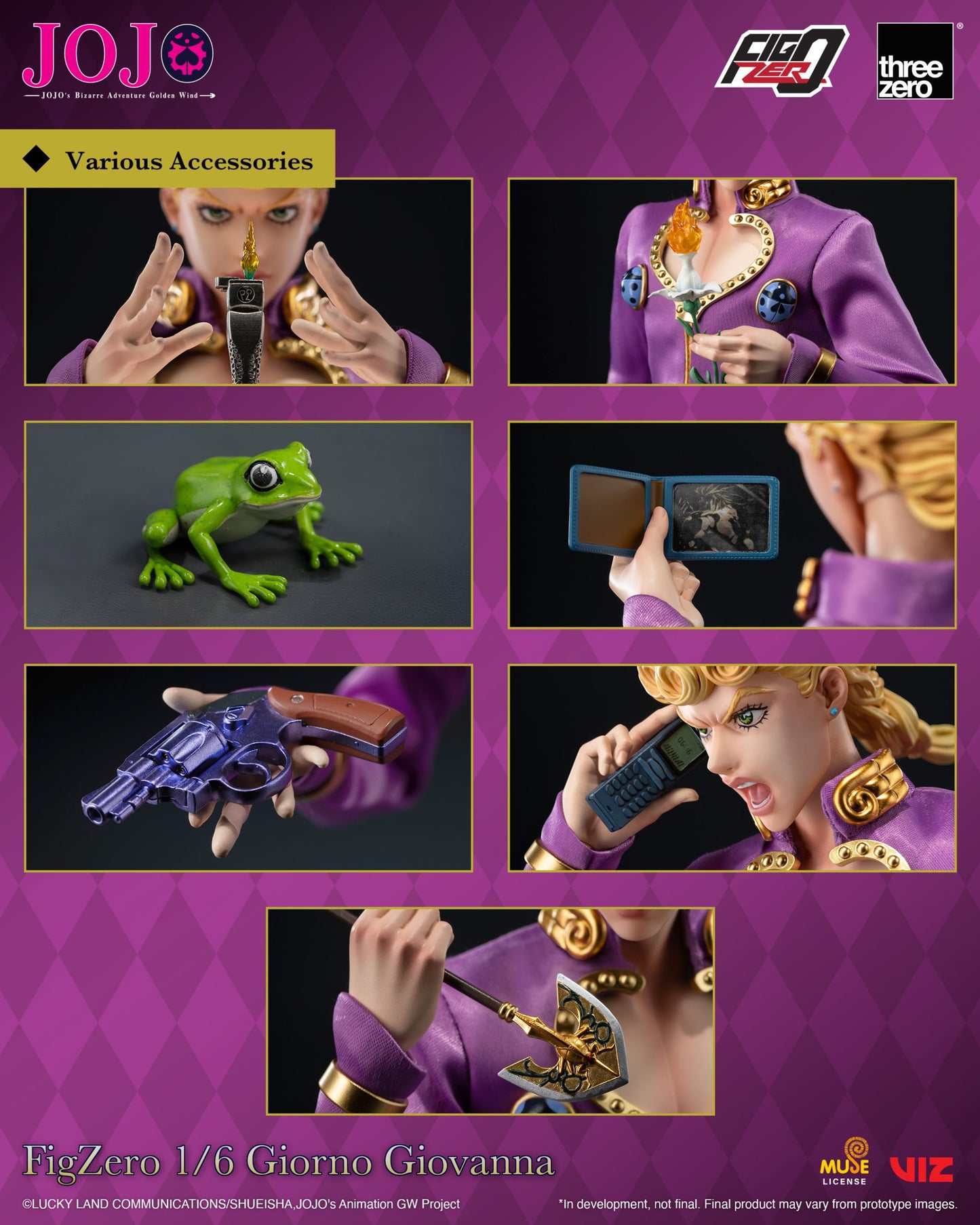JOJO’s Bizarre Adventure: Golden Wind FigZero 1/6 Giorno Giovanna