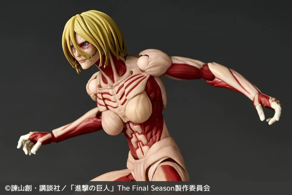 CT Attack on Titan Amazing Yamaguchi Revoltech NR068 Female Titan (Annie Leonhart) Action Figure