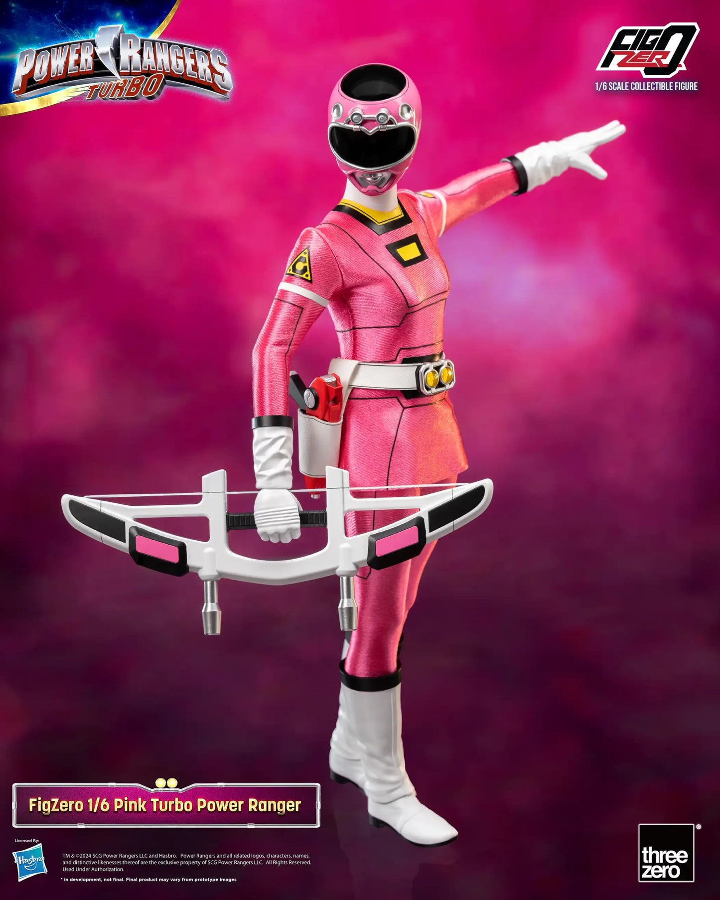 Power Rangers Turbo FigZero 1/6 Pink Turbo Power Ranger