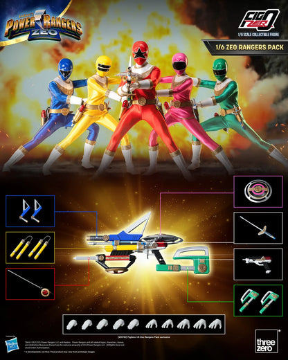 Power Rangers Zeo FigZero 1/6 Zeo Power Rangers Pack