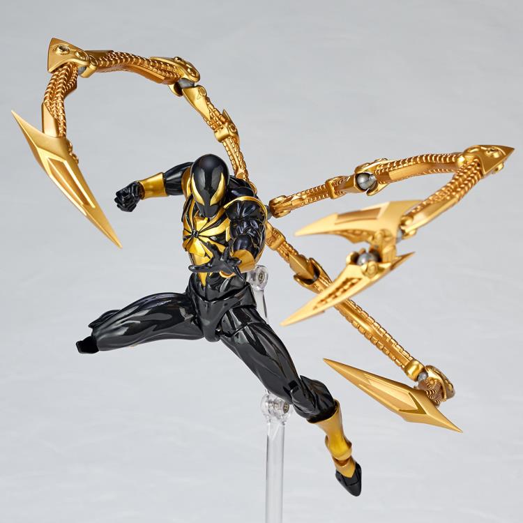 CT Marvel Amazing Yamaguchi Revoltech No.023EX Iron Spider (Black Ver.) Action Figure
