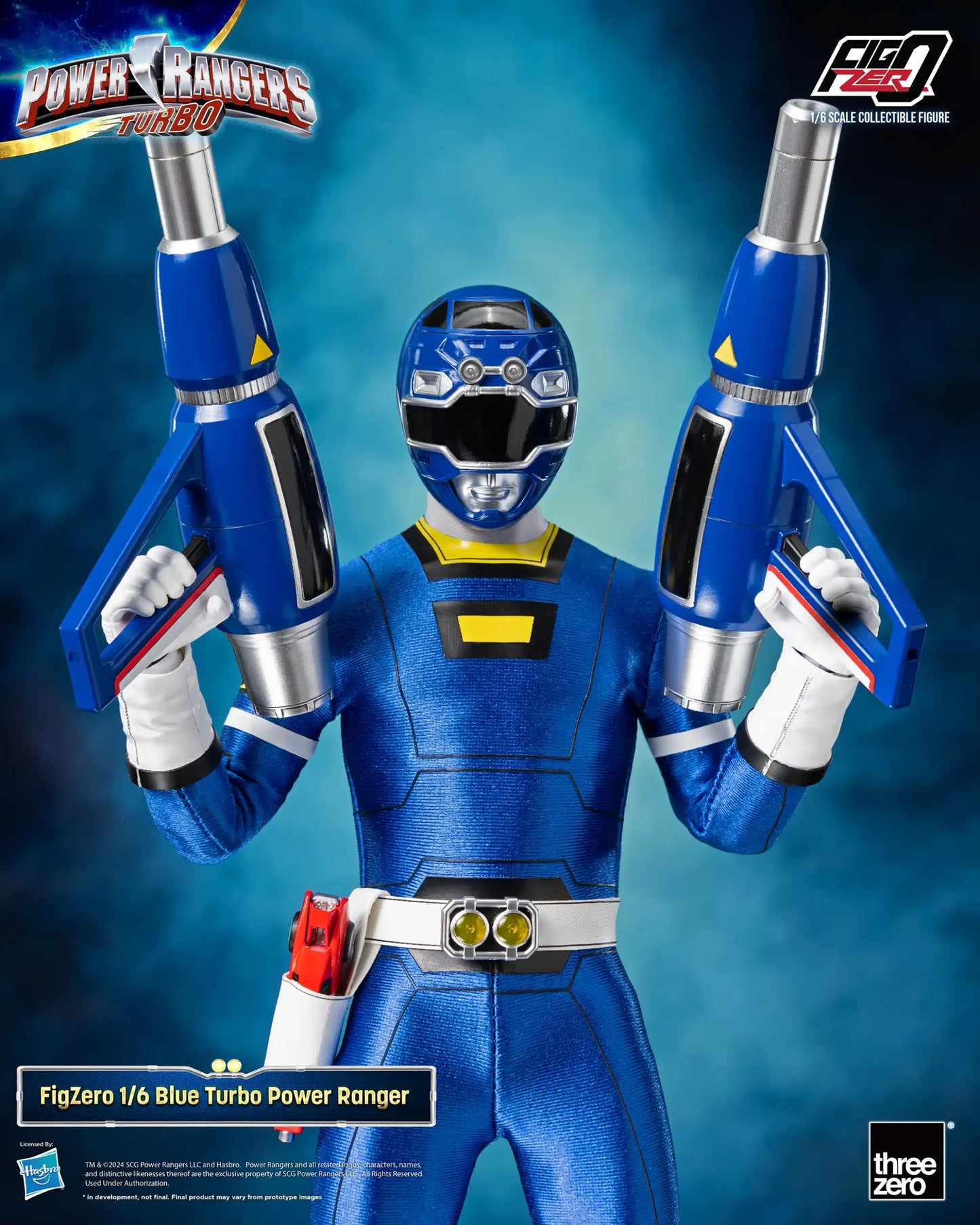 Power Rangers Turbo FigZero 1/6 Blue Turbo Power Ranger