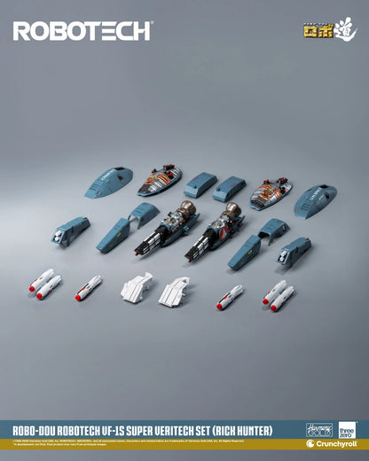 ROBOTECH ROBO-DOU ROBOTECH VF‐1S Super Veritech Set (RICK HUNTER)