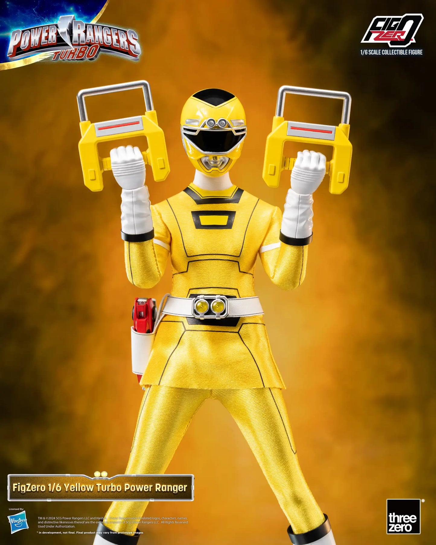 Power Rangers Turbo FigZero 1/6 Yellow Turbo Power Ranger