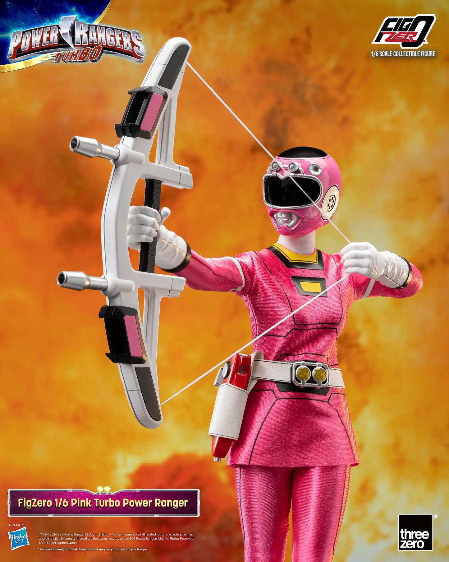 Power Rangers Turbo FigZero 1/6 Pink Turbo Power Ranger