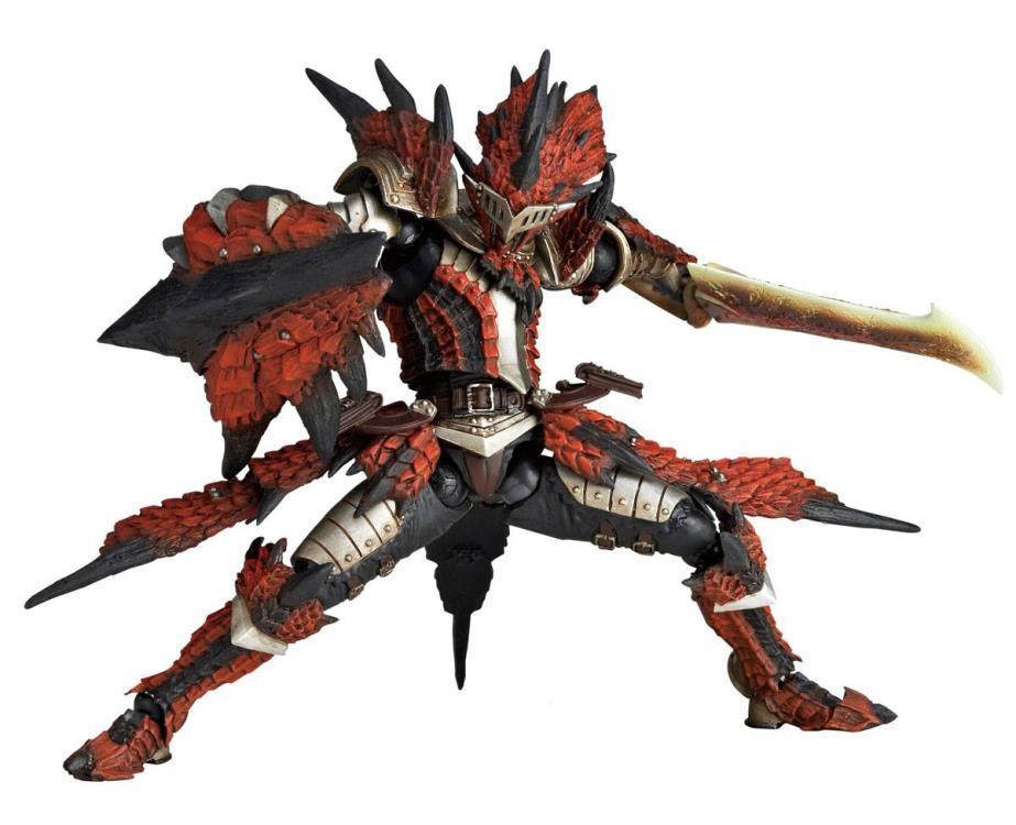 CT Monster Hunter Amazing Yamaguchi Revoltech Hunter (Rathalos Armor Set) Action Figure