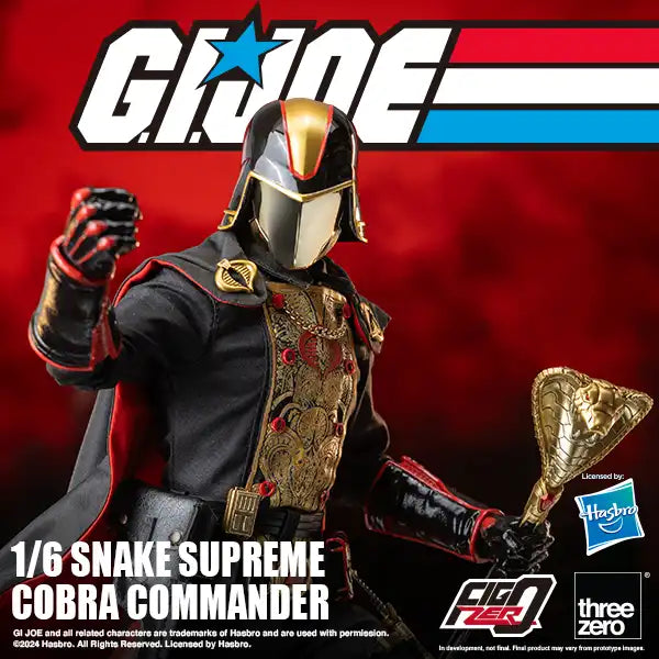 G.I. Joe FigZero 1/6 Snake Supreme Cobra Commander