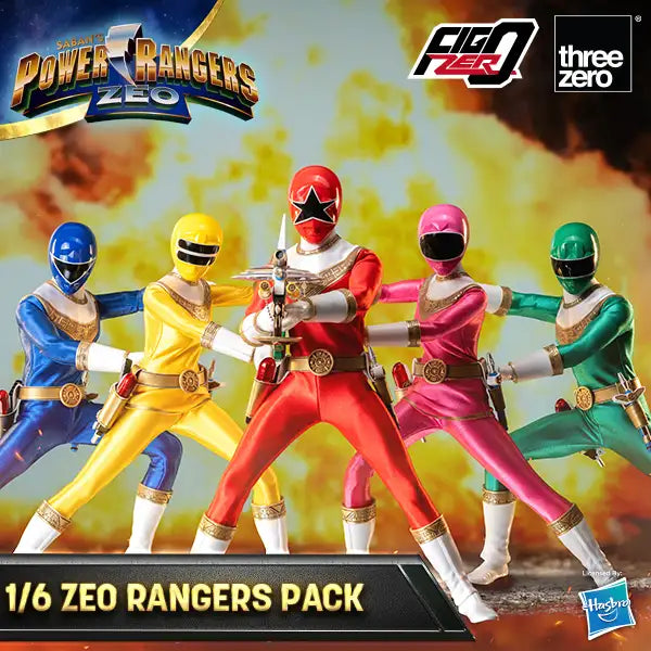 Power Rangers Zeo FigZero 1/6 Zeo Power Rangers Pack – Toys-Magic