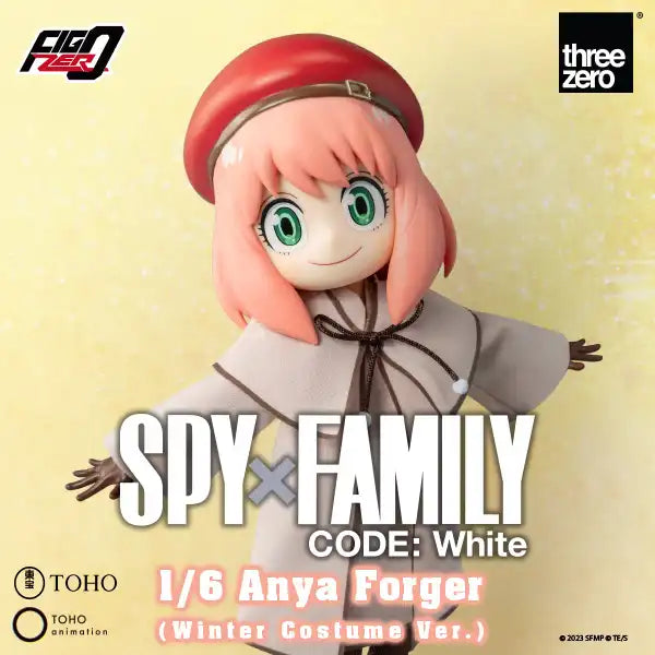 SPY×FAMILY CODE: White FigZero 1/6 Anya Forger (Winter Costume Ver.)