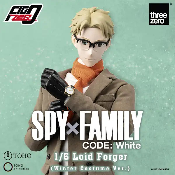 SPY×FAMILY CODE: White FigZero 1/6 Loid Forger (Winter Costume Ver.)