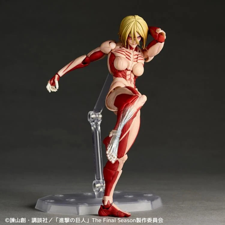 Attack on Titan Amazing Yamaguchi Revoltech NR068 Female Titan (Annie Leonhart) Action Figure