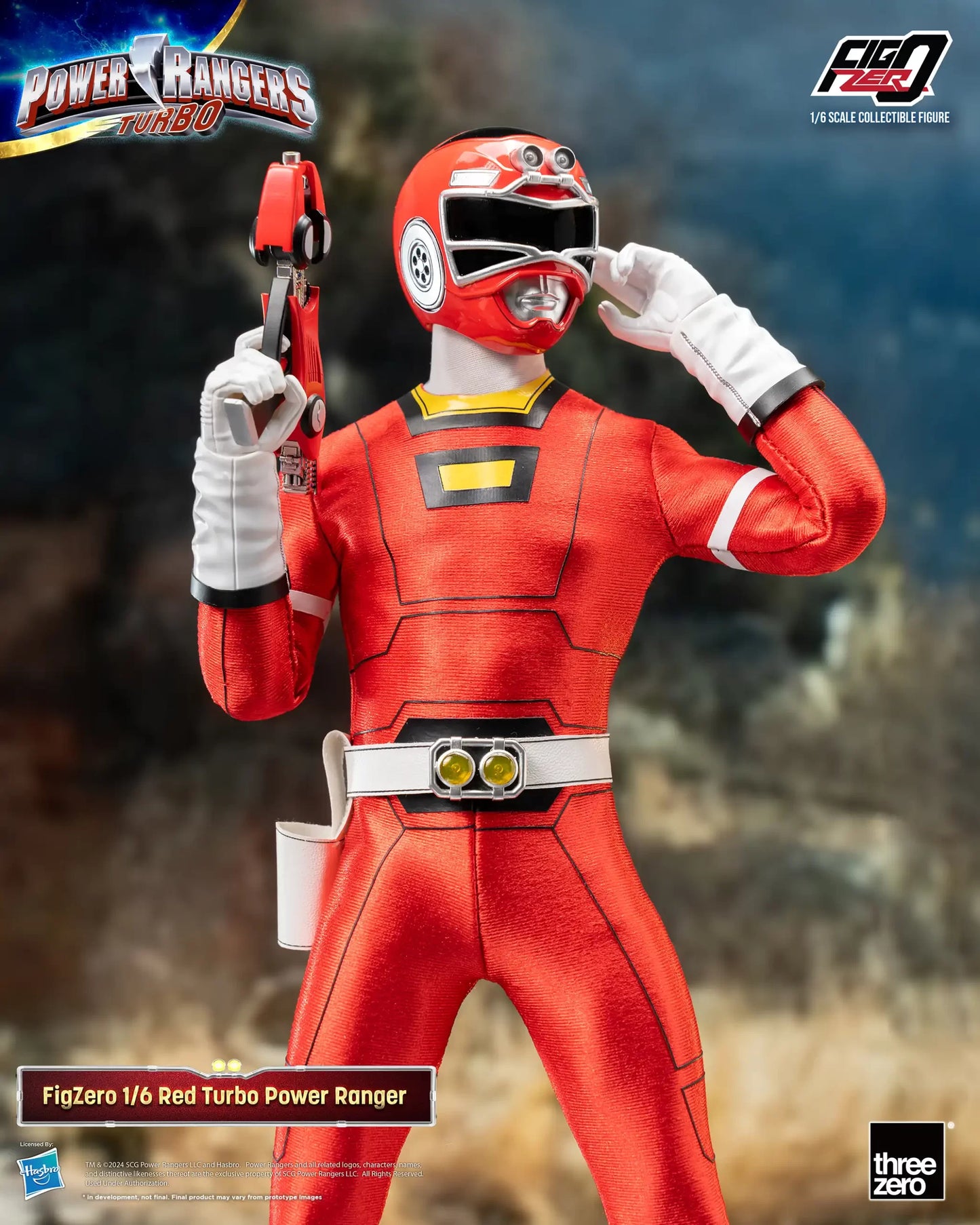 Power Rangers Turbo FigZero 1/6 Red Turbo Power Ranger