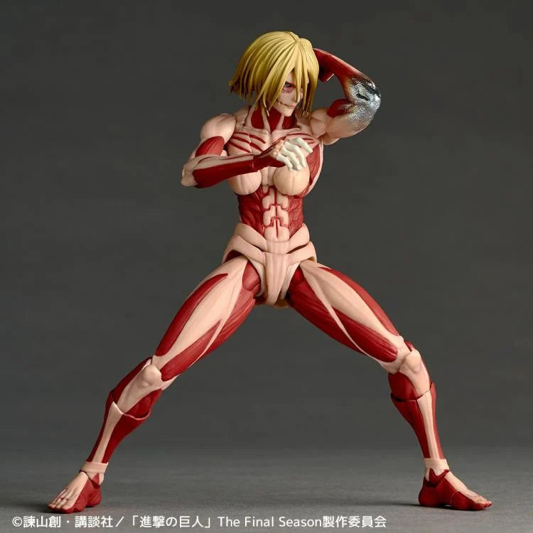 CT Attack on Titan Amazing Yamaguchi Revoltech NR068 Female Titan (Annie Leonhart) Action Figure
