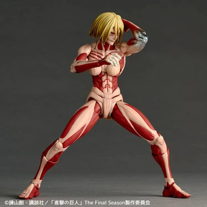 CT Attack on Titan Amazing Yamaguchi Revoltech NR068 Female Titan (Annie Leonhart) Action Figure