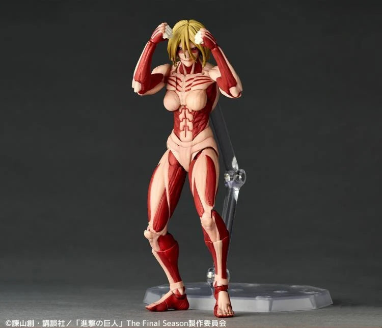CT Attack on Titan Amazing Yamaguchi Revoltech NR068 Female Titan (Annie Leonhart) Action Figure