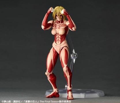CT Attack on Titan Amazing Yamaguchi Revoltech NR068 Female Titan (Annie Leonhart) Action Figure