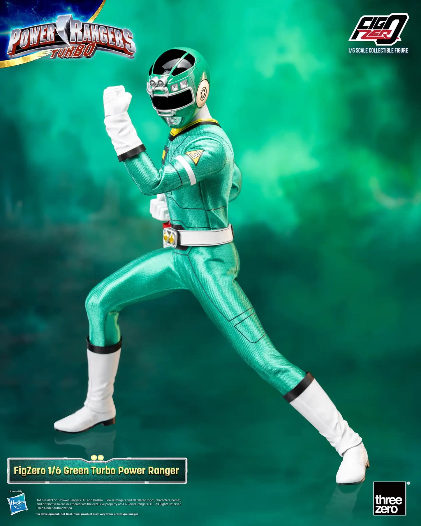 Power Rangers Turbo FigZero 1/6 Green Turbo Power Ranger