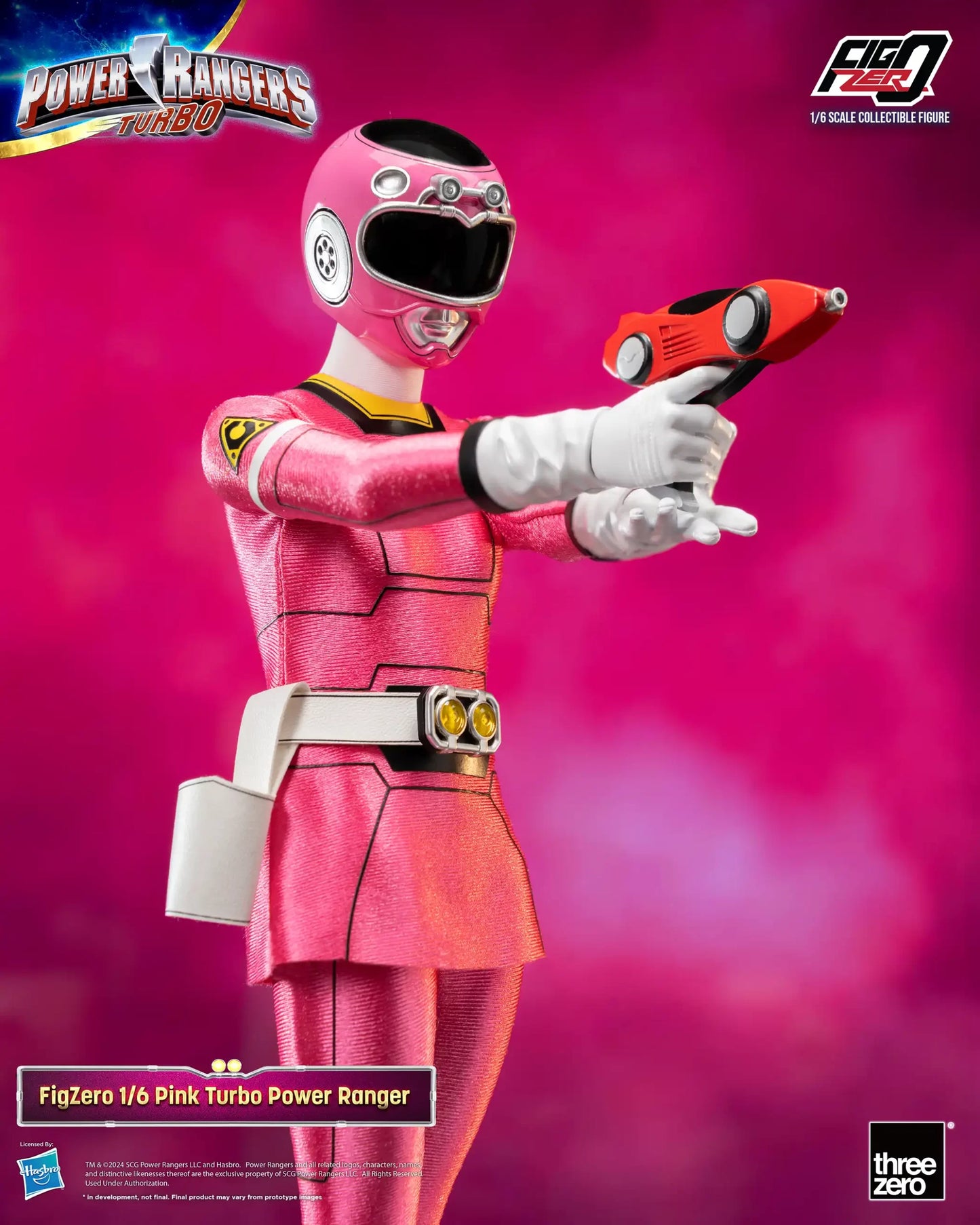 Power Rangers Turbo FigZero 1/6 Pink Turbo Power Ranger