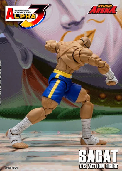 Street Fighter Alpha 3 Storm Arena Sagat 1/12 Scale Action Figure