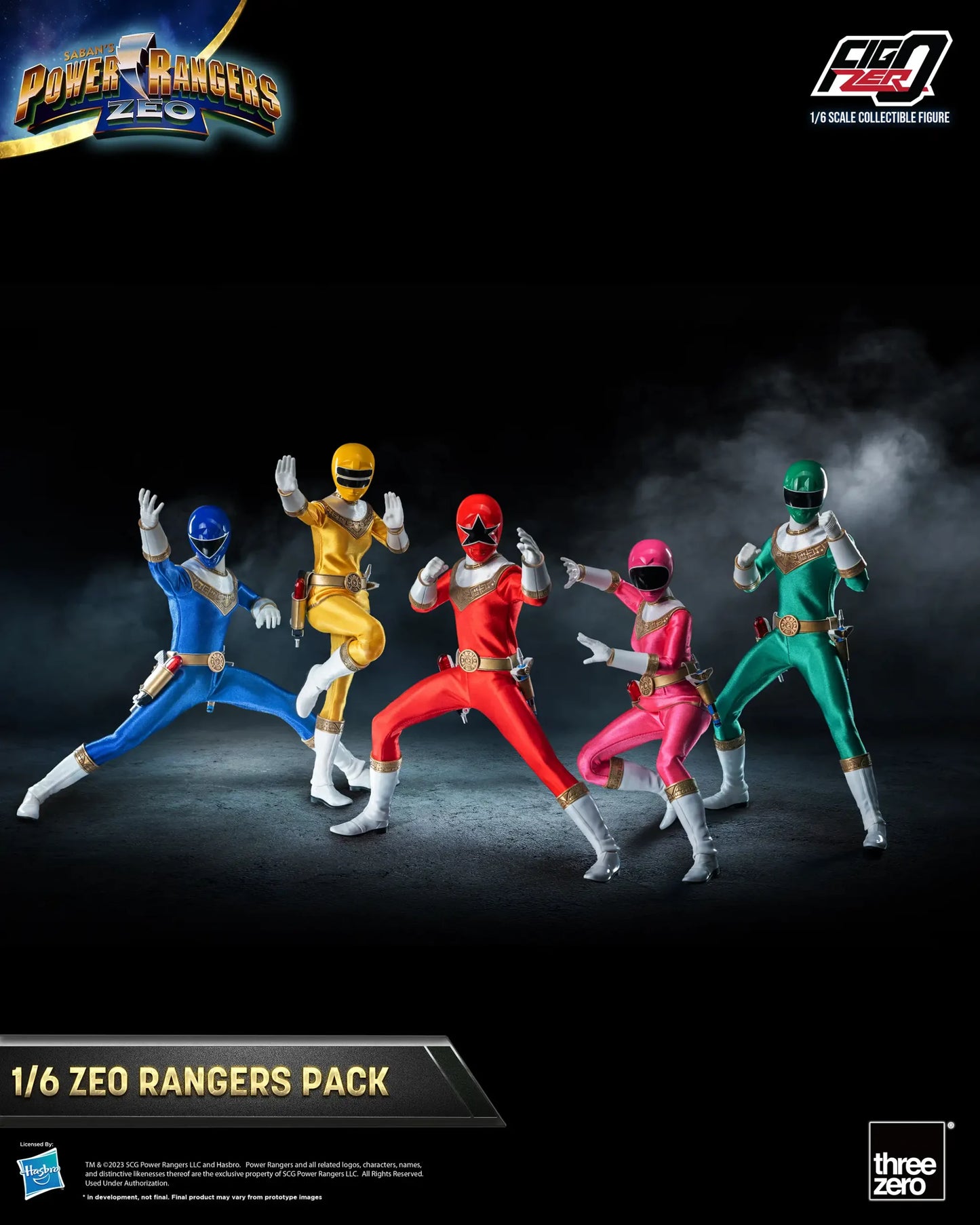 Power Rangers Zeo FigZero 1/6 Zeo Power Rangers Pack